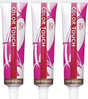 3/0 краска для волос, темно-коричневый / Color Touch 60 мл – фото 3