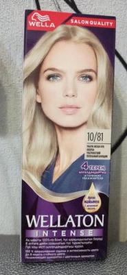 Intense Стойкая крем-краска для волос 10/81 Ультралегкий пепельный блондин