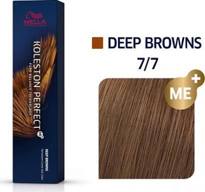 Koleston Perfect Me+ Deep Browns 7/7 mittelblond braun-средний блонд коричневый 60мл – фото 4