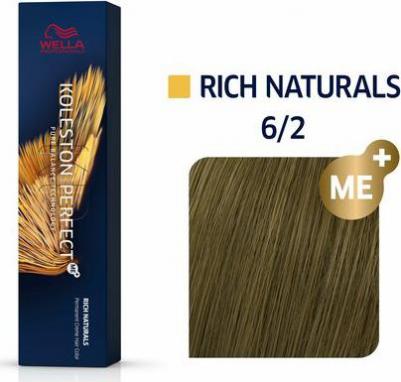 Koleston Perfect Me+ Профессиональная стойкая крем-краска для волос, 6/2 Калифорнийская секвойя – фото 1
