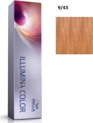 Краска для волос Illumina Color, 60 мл, 9/43 очень светлый блонд красно-золотистый – фото 7