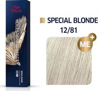 Крем-краска для волос Koleston Perfect Special Blonde 12/81 Белое золото – фото 2