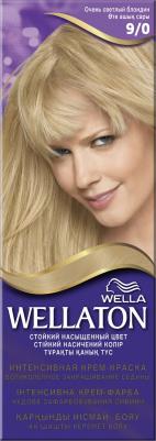 Крем-краска для волос стойкая, 9/0 очень светлый блондин