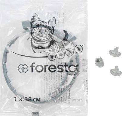 Ошейник для кошек ФОРЕСТО от клещей, блох и вшей, защита 8 месяцев – фото 16