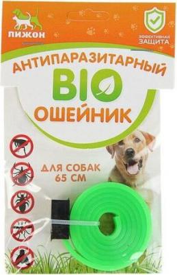 Биоошейник антипаразитарный для собак от блох и клещей, чёрный, 65 см – фото 1