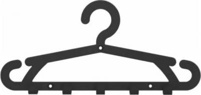 Настенная вешалка ПЛЕЧИКИ 40 см 171148 представляет собой удобное и практичное решение для организации пространства в вашем доме. Изготовленная