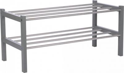 Обувница Атлас серый – фото 4