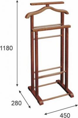Вешалка костюмная В 9Н тёмно-коричневый – фото 6