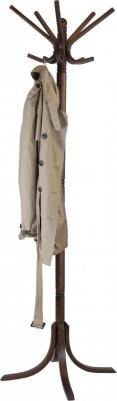 Вешалка напольная для верхней одежды деревянная В 8Н цвет тёмно-коричневый – фото 4