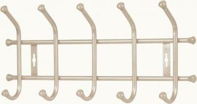 Вешалка настенная ВНТ5 бежевый металлик