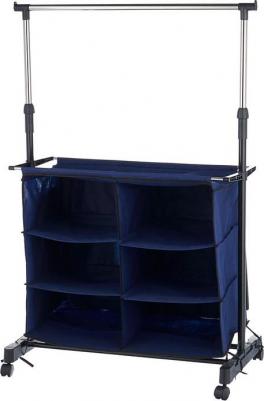 Вешалка, 312173, напольная, с полкой и органайзером, 80 х 42 х 95-170 см