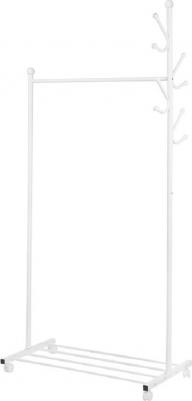 Вешалка напольная с перекладиной 8 крючков 108728 — это идеальное решение для тех, кто ценит порядок и удобство в своем доме или офисе. С высотой