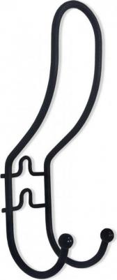 Вешалка настенная Крючок-2 черная (934845)