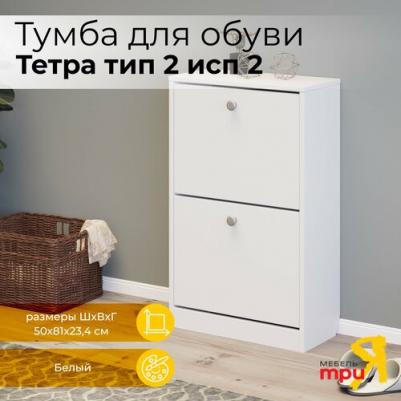 Тумба для обуви Тетра Тип-2 500х234х810 Белый 7608986
