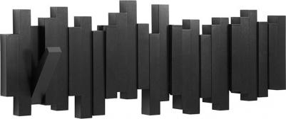 Вешалка настенная Sticks черная – фото 1