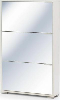 Обувница Viva-3S белый/зеркало Ven_00010 предназначена для размещения обуви. Легко и быстро устанавливается, что экономит время и силы. Современный