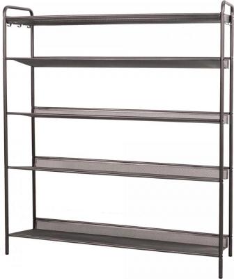 Обувница, Этажерка для обуви 5-и полочная "Женева 35", 16 пар обуви, 87х26х106 см, цвет белый – фото 3