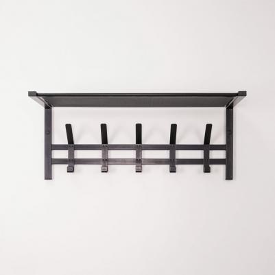 Вешалка для одежды "Торонто 21", hanger with shelf ВСПТ21 Черный – фото 2