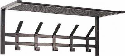 Вешалка для одежды "Торонто 21", hanger with shelf ВСПТ21 Черный – фото 3