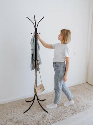 Вешалка напольная "Корона" Разборная черный ВНП 366 – фото 8