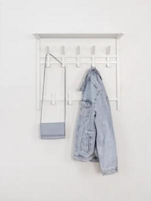 Вешалка настенная металлическая лофт для хранения одежды Торонто 22 4610195630744