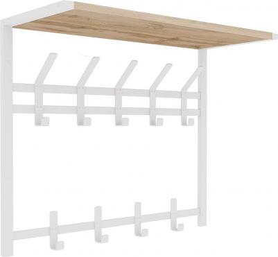 Вешалка настенная Торонто 22Д металлическая для хранения одежды, цвет черный – фото 8