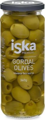 Оливки зеленые без косточки, 340 г