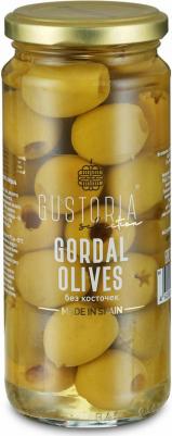 Оливки зеленые без косточки, 340 г – фото 1