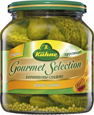 Корнишоны сладкие Gourmet Selection медово-пряные 530 г – фото 5