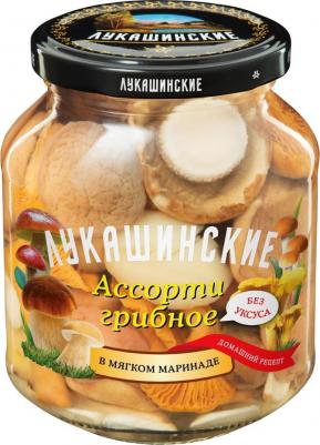 Грибы в мягком маринаде ассорти 340 г – фото 2