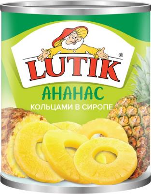 Ананас ломтиками в сиропе, 850 мл 4607194355129 – фото 1