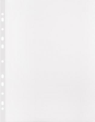 Файл-вкладыш А4 30 мкм прозрачный гладкий 20 штук в упаковке – фото 3