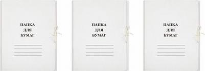 Папка для бумаг с завязками (мелованный картон 380 г/кв.м) – фото 4