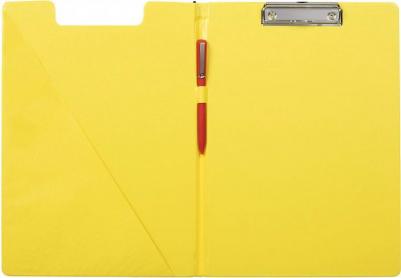 Папка-планшет с зажимом и крышкой Bright colours A4 желтый – фото 9