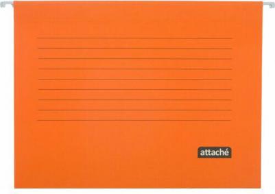 Папка подвесная Foolscape до 200 листов картон оранжевая – фото 2