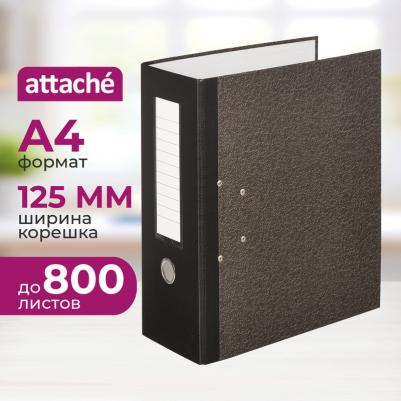 Папка-регистратор 125мм мрамор 2 арочных механ кореш бумвин карман – фото 8