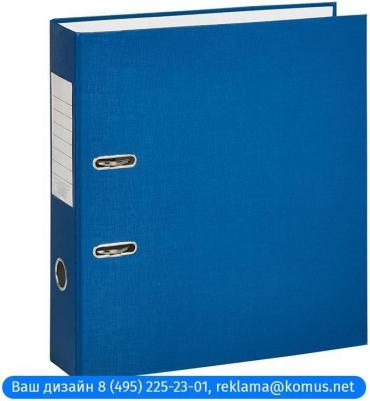 Папка-регистратор 75 мм cиняя (10 штук в упаковке) – фото 12
