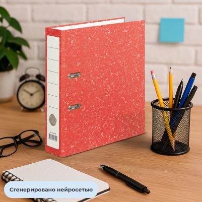 Папка-регистратор 75 мм красная 4670072017020 – фото 7