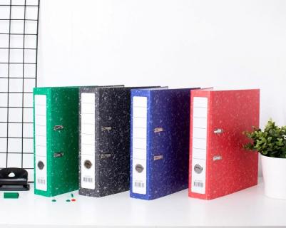 Папка-регистратор 75 мм синяя – фото 4