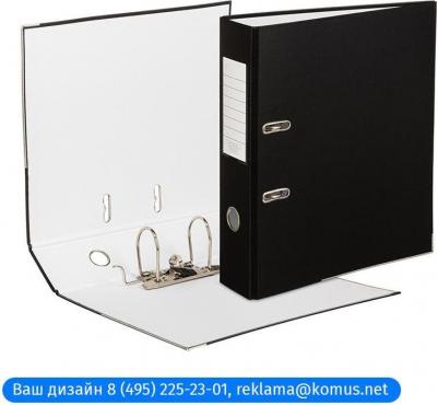 Папка-регистратор Элементари Экономи 80 мм черная – фото 4