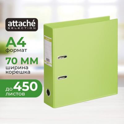 Папка с арочным механизмом А4, 70 мм, лайм – фото 20