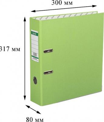 Папка с арочным мехонизмом "Economy Plus", 80 мм, лайм – фото 10