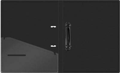 Папка на 2 кольцах DoubleBlack – фото 2