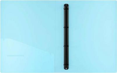 Папка на 4 кольцах "Haze" A4, 24мм, 600мкм, D-кольца, с внутр. карманом, сиреневая, софт-тач – фото 2