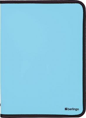 Папка на молнии "Instinct" A4, 500 мкм, аквамарин