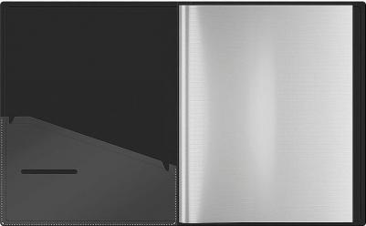 Папка с 40 вкладышами "Instinct", 24 мм, 700 мкм, с внутренним карманом, фламинго – фото 1