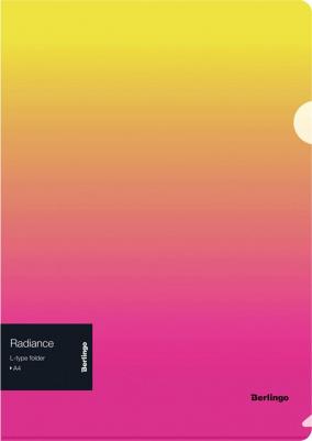 Папка-уголок "Radiance", A4, 200 мкм, желтый/розовый градиент – фото 1