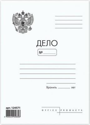 Папка без скоросшивателя "Дело", картон, плотность 300 г/м2, до 200 листов, 124571 – фото 5