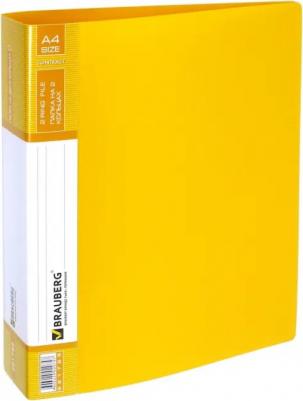 Папка на 2 кольцах "Contract", 35 мм, желтая, до 270 листов, 0,9 мм, 221795 – фото 6