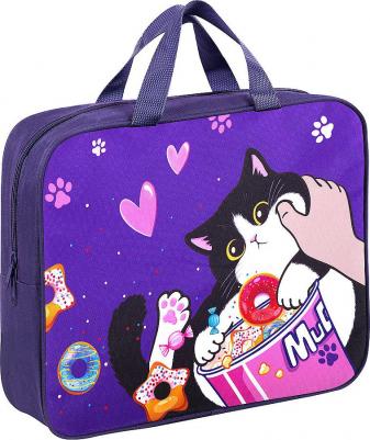 Папка на молнии с ручками А4, 1 отделение, полиэстер, 80мм, Sweet cheeks, 272120